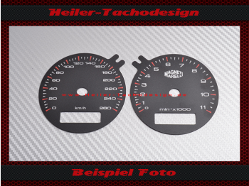 Speedometer Disc for Ducati Monster M1000 Model 2004 160 Mph to 260 Kmh