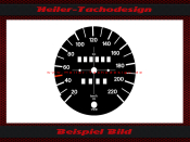 Only speedometer disc for VW Golf 1 220 Kmh MK1 tits...