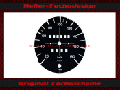 Only speedometer disc for VW Golf 1 180 Kmh MK1 tits...
