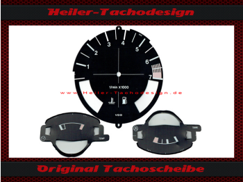 Drehzahlmesser Zifferblatt für VW Golf 1 MK1 1979 Tittentacho 0 bis 7000 UPM