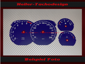 Speedometer Disc for BMW E31 850i 8er 340 Kmh Alpina Design