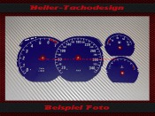 Tachoscheibe für BMW E31 850i 8er 340 Kmh Alpina Design