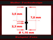 Wall Clock Clock Dial like Porsche Optik 911 912 914 9...