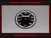 Speedometer Disc for VDO Mercedes Unimog 2010 1951 to...