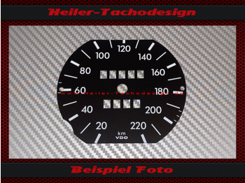 Speedometer Disc for BMW E10 02 Serie 1971 to 1975 220 Kmh