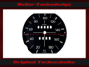 Speedometer Disc for BMW E10 02 Serie 1971 to 1975 180 Kmh