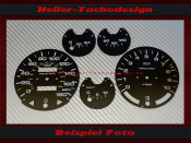 Speedometer Discs for Ferrari 308 GTB 1975 to 1980 180 Mph to 280 Kmh