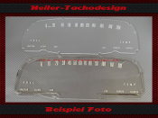 Speedometer Sticker + Speedometer Glass for Ford Galaxie Fairlaine 1957 120 Mph to 200 Kmh