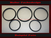 Set Front Ringe Speedometer Ringe Bezel for Porsche 911...