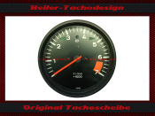 Frontring Bezel Drehzahlmesserring für Porsche 911 / 912 / 914 Ø120 x 11,5 mm