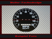 Speedometer Disc Autometer 160 Mph &Oslash;80 mm