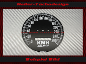 Speedometer Disc for Autometer Z Serie 2023 Ø80 mm...