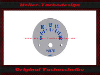 Zusatzinstrument Tachoscheibe für Volt 48 mm