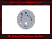 Additional Instrument Speedometer Disc Volt 48 mm