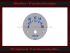 Zusatzinstrument Tachoscheibe für Volt 48 mm