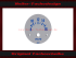 Zusatzinstrument Tachoscheibe für Volt 48 mm
