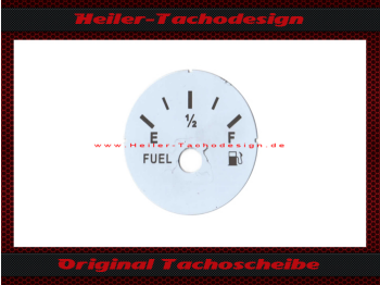 Zusatzinstrument Tachoscheibe fürTankanzeige 48 mm