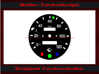 Tachoscheibe für Framo 0 bis 120 Kmh