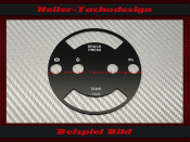Oil pressure fuel gauge dial for Porsche 914