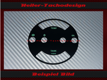 Temperature fuel gauge dial for Porsche 914 - 2