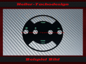Temperature fuel gauge dial for Porsche 914 - 2