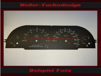 Tachoscheibe für Chrysler Voyager 1996 bis 2000 120 Mph zu 200 Kmh 7000 UPM
