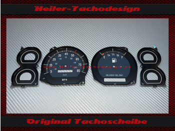 Speedometer Sticker for Jeep Comanche Cherokee MJ XJ 1987 to 1990 85 Mph to 140 Kmh