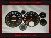 Set Speedometer Disc for Jaguar MK4 XK 120 XK 140 Mph to...