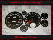 Speedometer Discs for Jaguar MK4 XK 120 XK 140 Mph to 230...