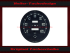 Speedometer Disc for Smiths Jaguar Mark V 1950 120 Mph to 200 Kmh