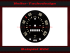 Speedometer Disc for VW T1 Bus 80 Mph to 120 Kmh Form - 2