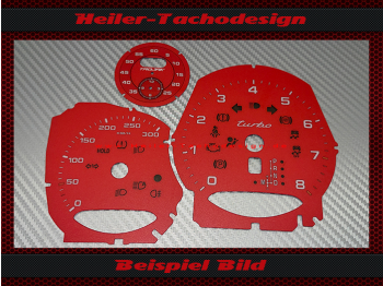 Tachoscheiben für Porsche Boxster 981 Cayman 718 300 Kmh 8000 UPM
