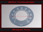 Speedometer Sticker for without Display Pontiac LeMans...