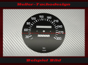 Speedometer Disc for BMW E21 3er Alpina 300 Kmh
