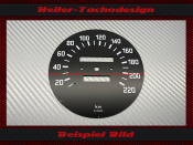 Speedometer Disc for BMW E21 3er 220 Kmh