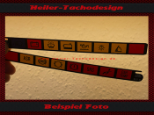 Tachosymbole Speedometer Symbols Bar for Mercedes 320 SL...