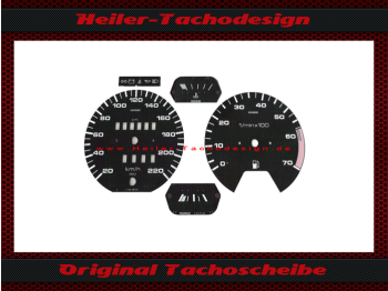 Set Speedometer Discs for VW Golf 2 GTI 16V Scirocco 2 GTX 16V Jetta 2 1986 220 kmh 7 RPM