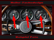 Large aluminum pointer cap for Porsche, Mercedes, tractor meters, speedometer, tachometer, clock, fuel gauge, temperature gauge.