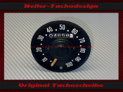 Tacho Aufkleber für Dodge D100 1959 100 Mph zu 160 Kmh