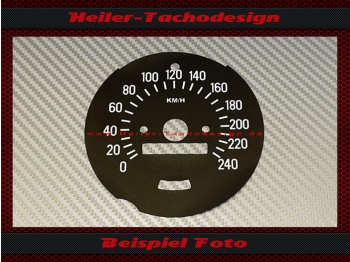 Speedometer Sticker for Chevrolet Camaro Z28 1971 150 Mph to 240 Kmh
