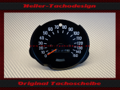 Speedometer Sticker for Chevrolet Camaro Z28 1971 150 Mph to 240 Kmh