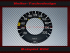 Speedometer Sticker for Mercedes W114 220 Kmh