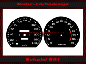 Speedometer sticker for Chevrolet Corvette C3 1978 to...
