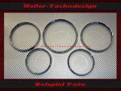 Set Chrom Front Ringe Speedometer Ringe Bezel for Porsche...