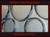 Set Chrom Front Ringe Speedometer Ringe Bezel for Porsche...
