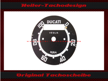 Speedometer Disc for Ducati 350 Sebering Scrambler Sixdays 350cc 100 Mph to 160 Kmh