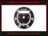 Speedometer Disc for Ducati 350 Sebering Scrambler Sixdays 350cc 100 Mph to 160 Kmh