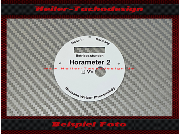 Speedometer disc for tractor meter Hanomag operating hour meter Ø56 mm