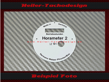 Traktormeter Tachoscheibe für Hanomag Betriebsstundenzähler Ø56 mm