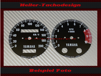 Speedometer Disc for Yamaha XS 650 200 Kmh